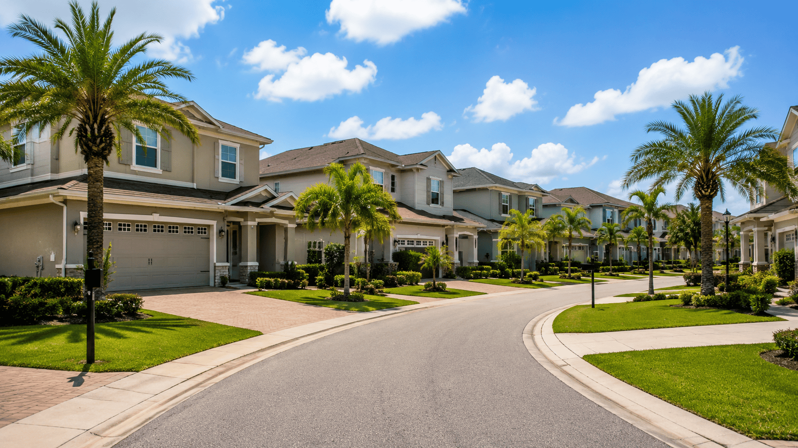 Illustration representing a Poinciana residential neighborhood